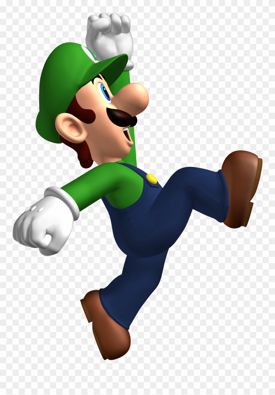 Super Mario Clipart Brick Pile - Luigi Nsmb - Png Download