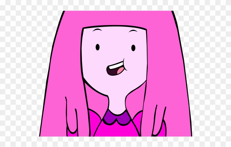 Adventure Time Clipart Princess Bubblegum - Princess Bubblegum Face Png Transparent Png