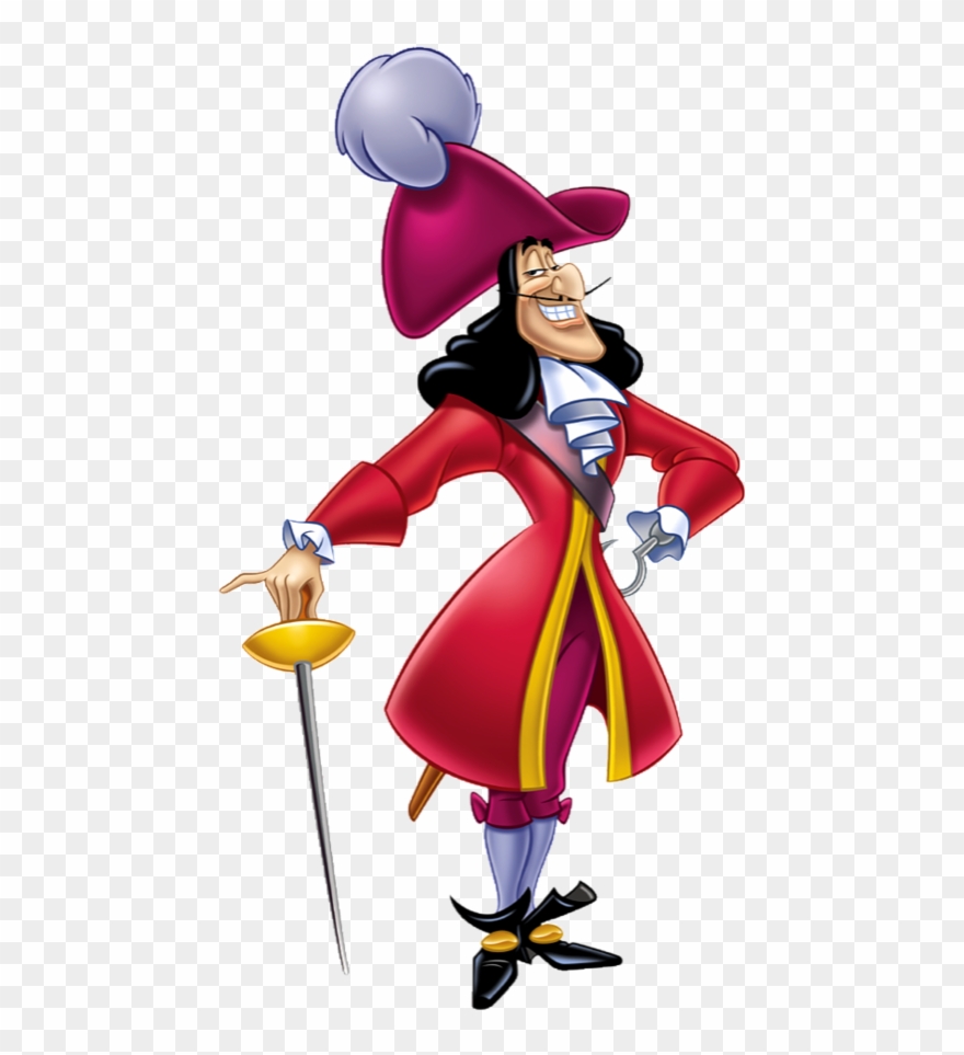Captain Hook - Captain Hook Disney Villains Clipart