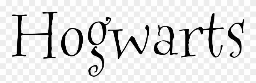 Harry Potter Font - Hogwarts Wizard Font Clipart