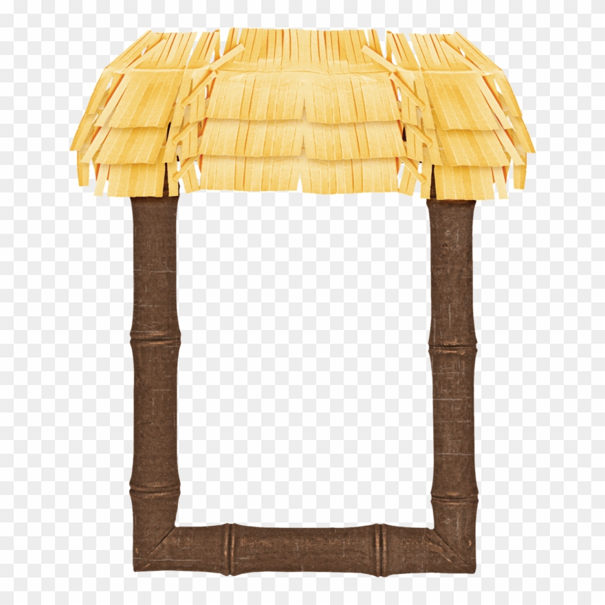 Freeuse Library Dtd Atb Tikiframe Png - Moldura De Palha Png Clipart