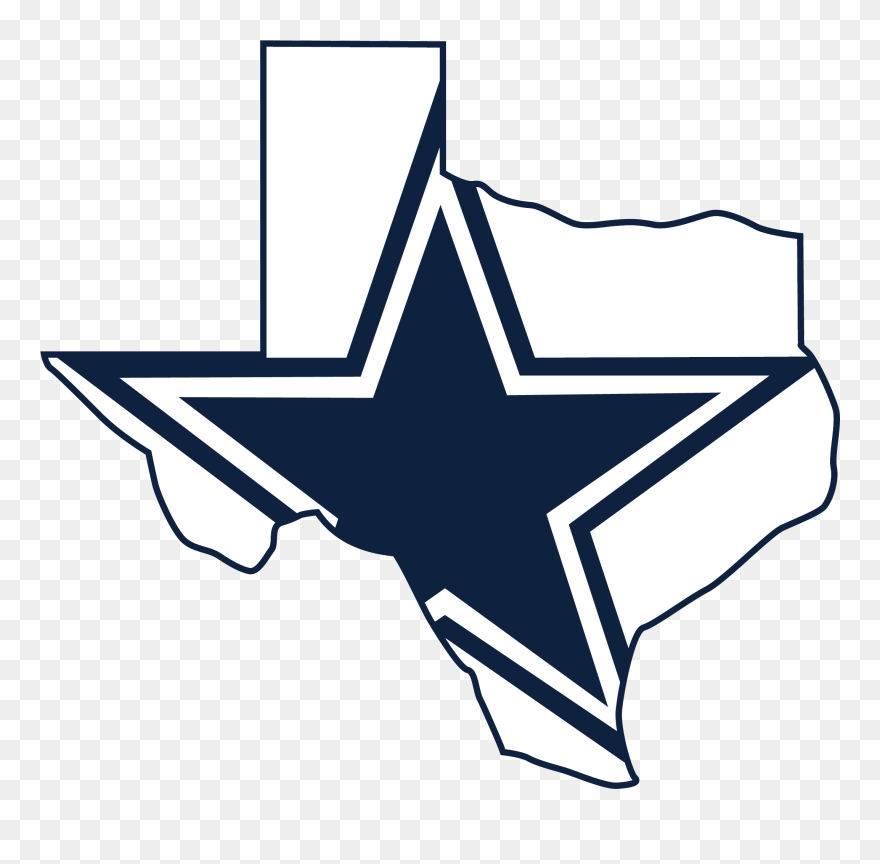 Dallas Cowboys Clipart Yeti - Dallas Cowboys Clipart Black And White - Png Download