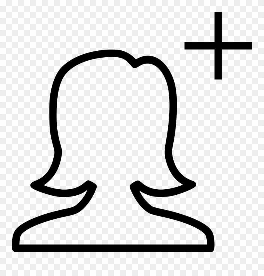 Woman Girl Female Add New Create Comments - Girls Talk Icon Png Clipart