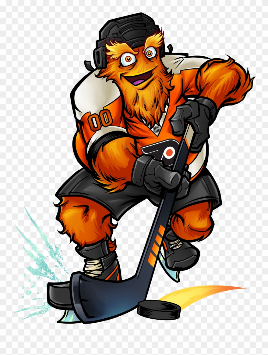 Gritty Brian Allen - Philadelphia Flyers Mascot Gritty Clipart