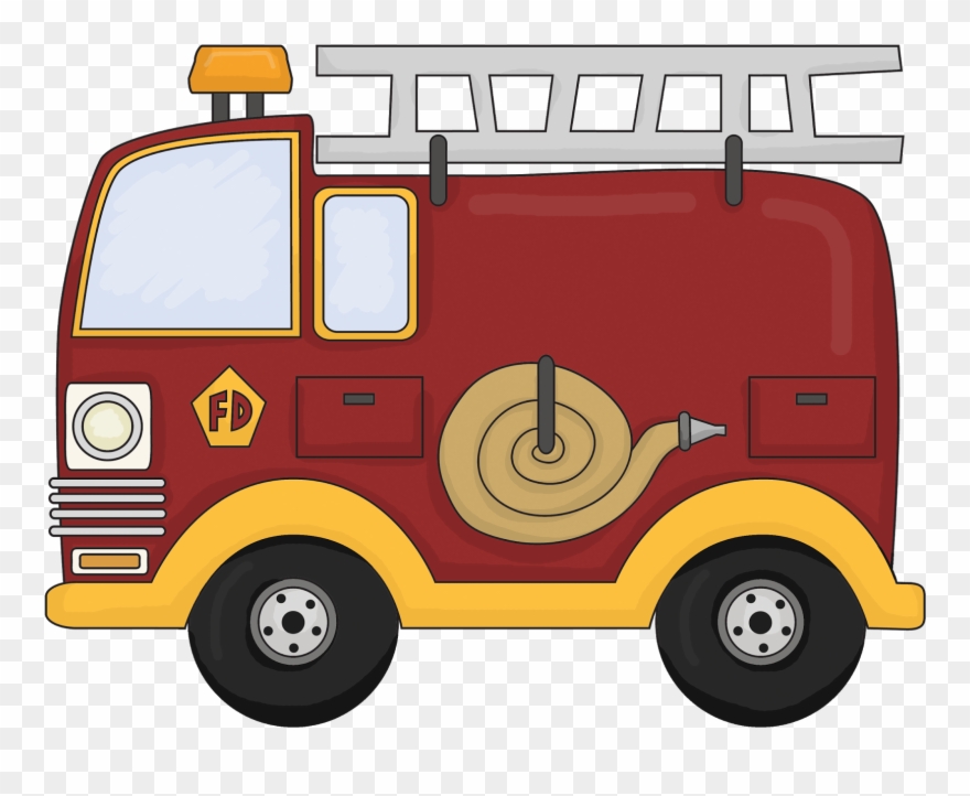 In Observation Of October Being Fire Safety Month We - Fire Truck Letter Match Clipart