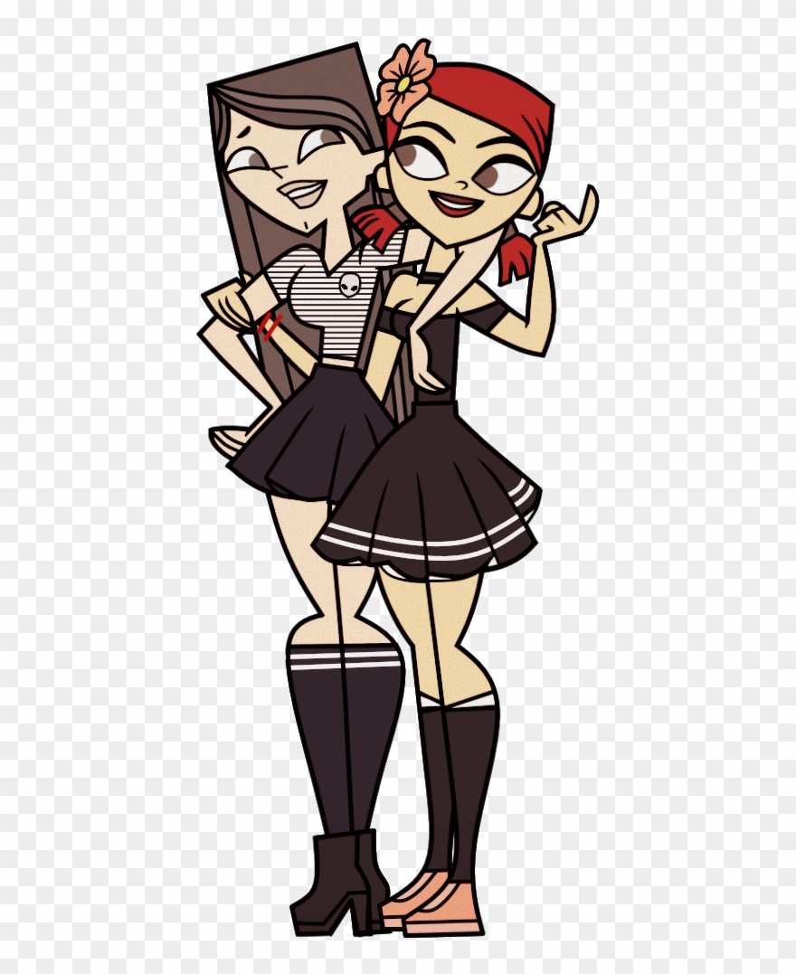 Draw Your Kin Meme - Total Drama Zoey And Heather Clipart