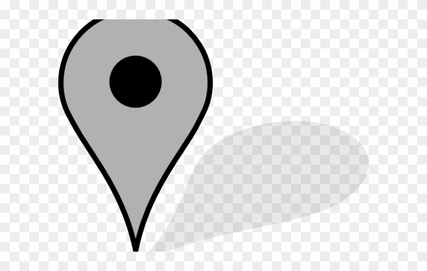 Pointer Clipart Google Map - Google Maps Pointer Icon Gray - Png Download