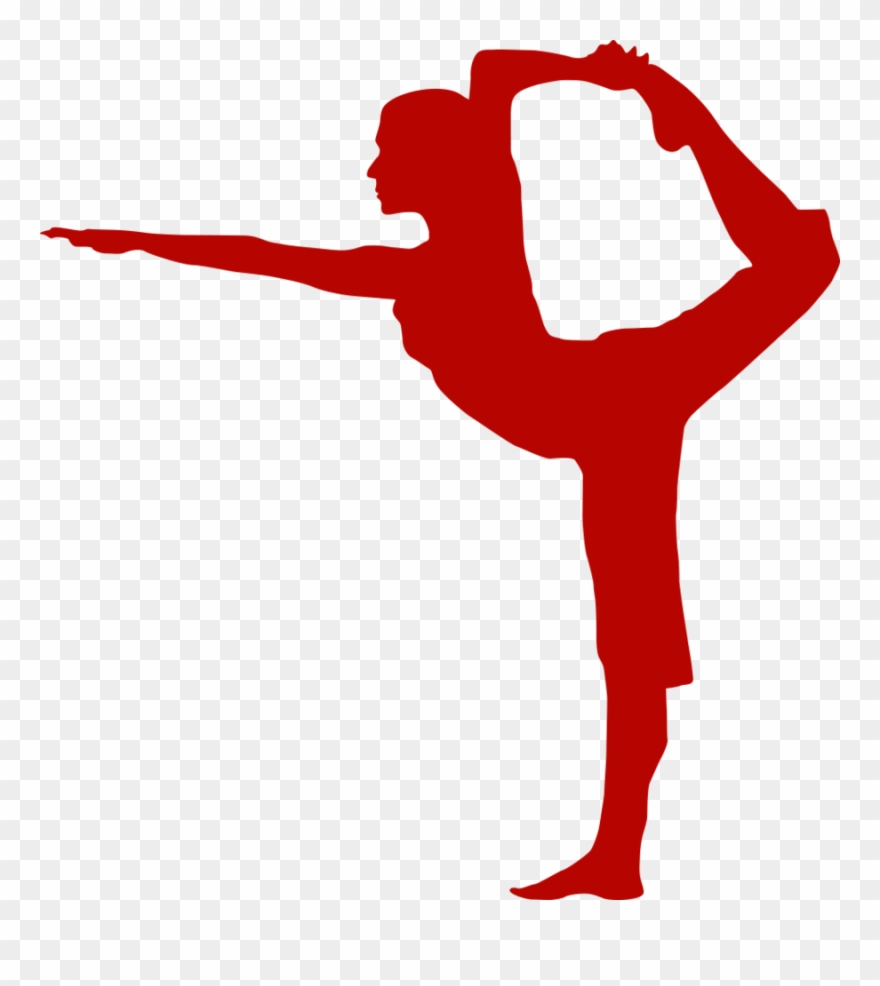 Fitness - Yoga Silhouette Clipart