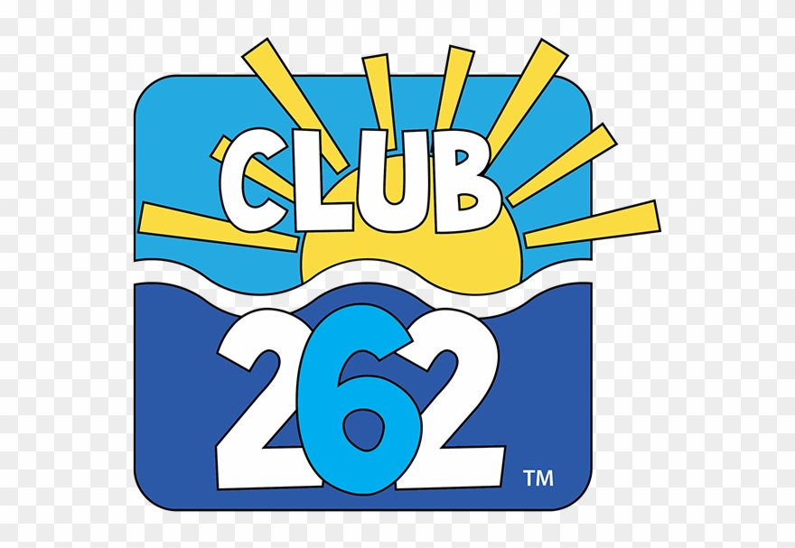 Club262 Summer Challenge - 100 Mile Club Clipart