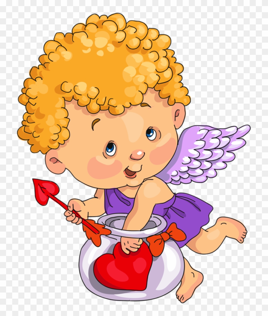 Kiss Clipart Boy Girl Dating - กามเทพ การ์ตูน - Png Download