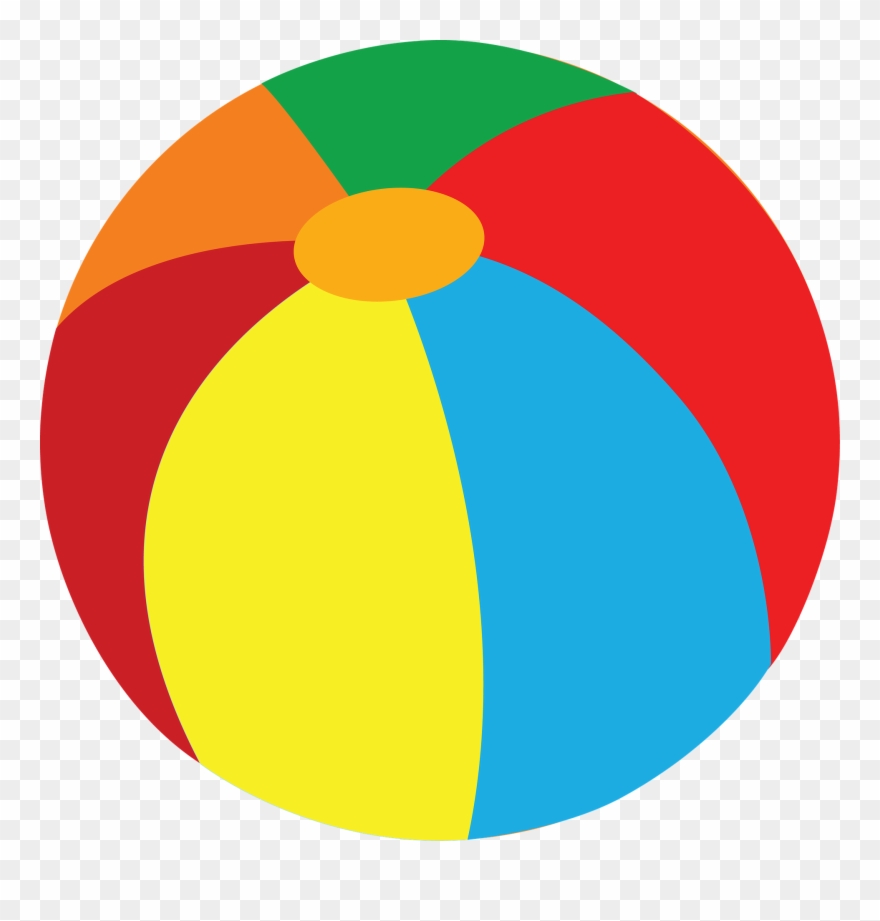 Beach Ball Addition Math Game - Beach Ball Illustration Png Clipart