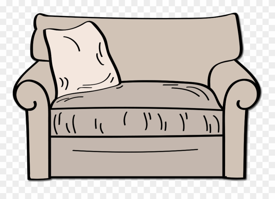 Twas The Night Before Christmas - Studio Couch Clipart