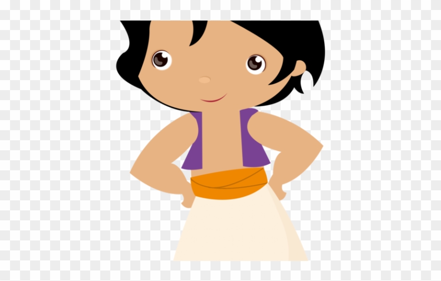 Jasmine Clipart Pinterest - Aladin Y Jazmin Bebes - Png Download