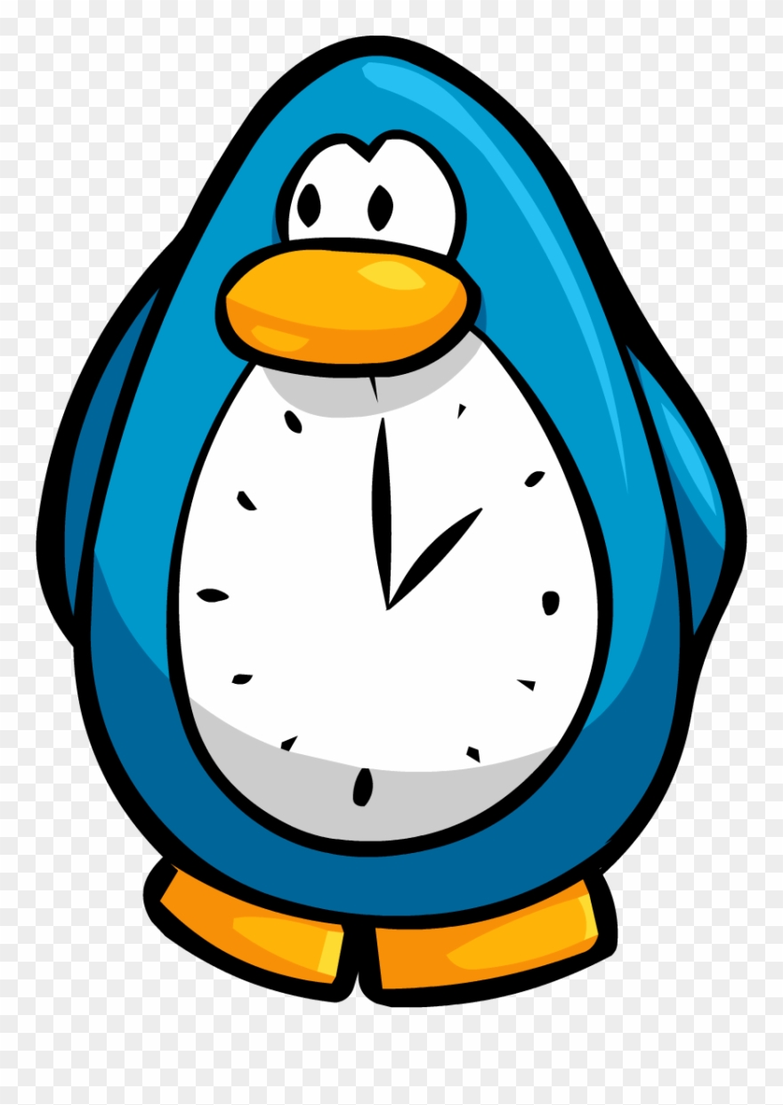 Daylight Savings Time Is Taking The Plunge - Club Penguin Clock Clipart