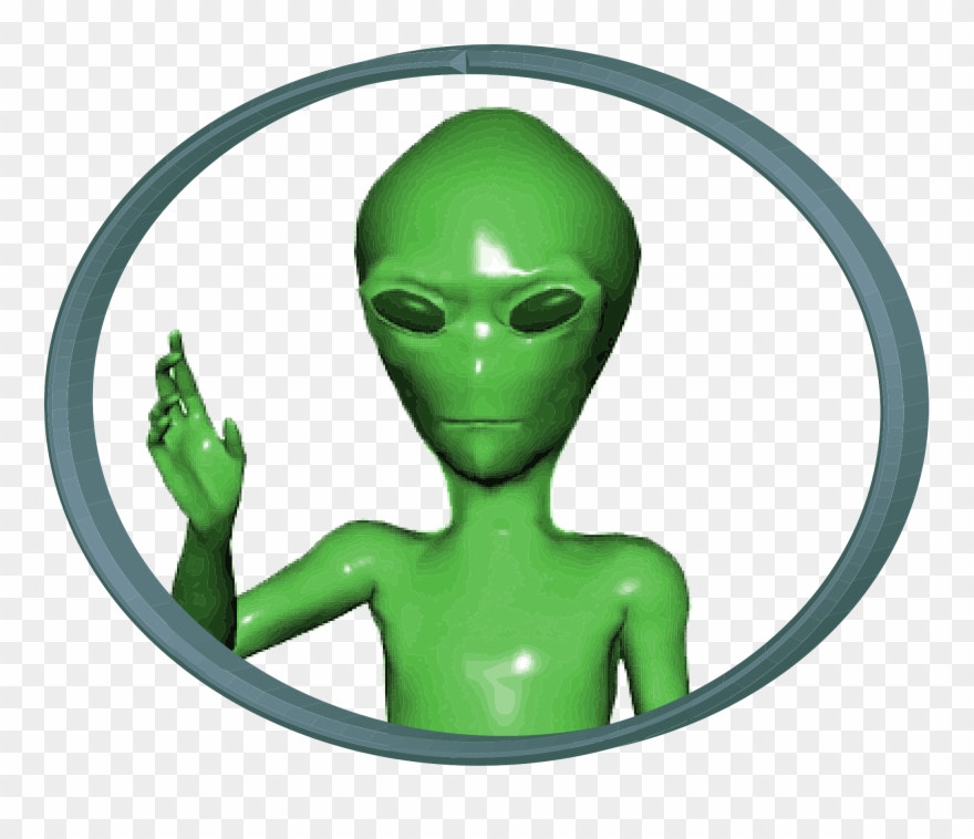 Green Alien Png Clipart