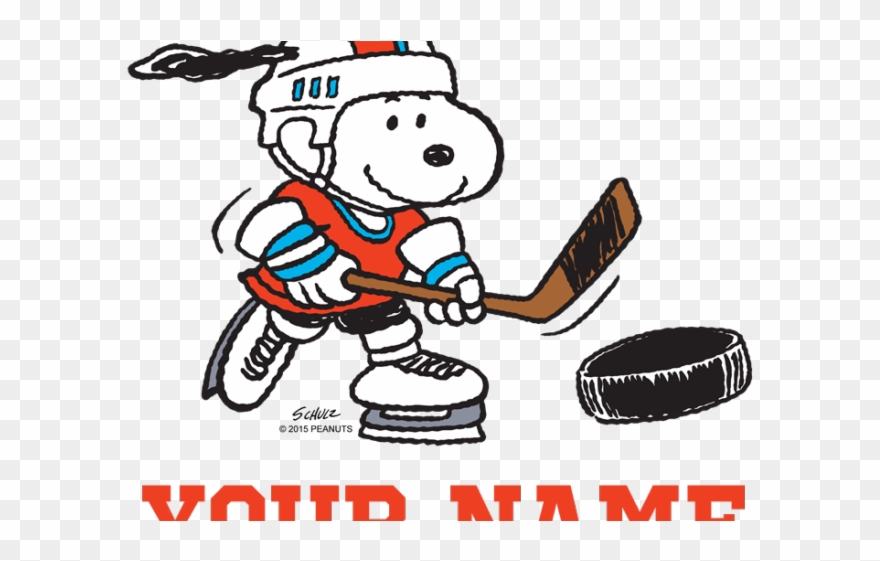 Snoopy Clipart Hockey - Snoopy Hockey - Personalized Mug - Png Download