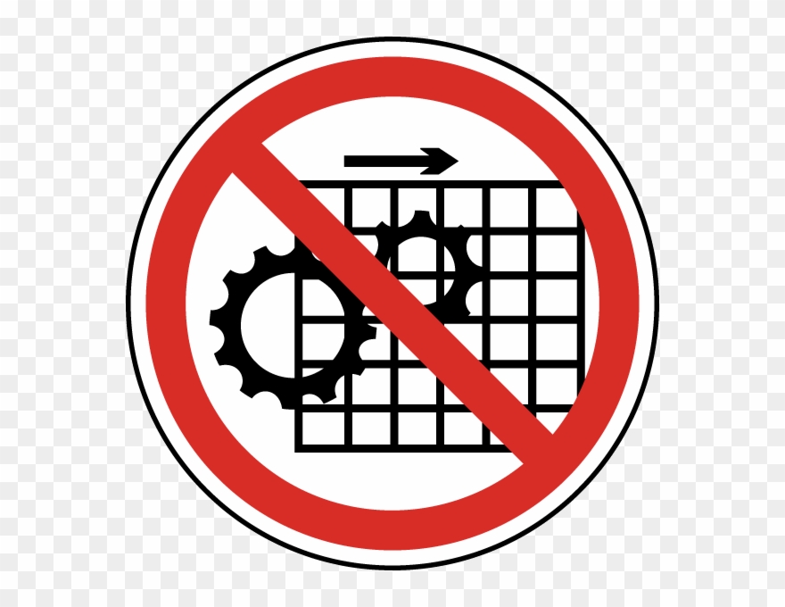 Do Not Operate Without Guards Label - Do Not Operate Without Guards Clipart