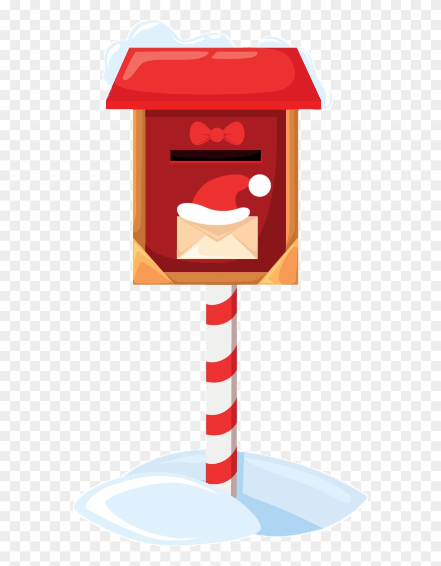 Letters Dropped In These Decorated Mailboxes By The - Santa Claus Post Box Clipart