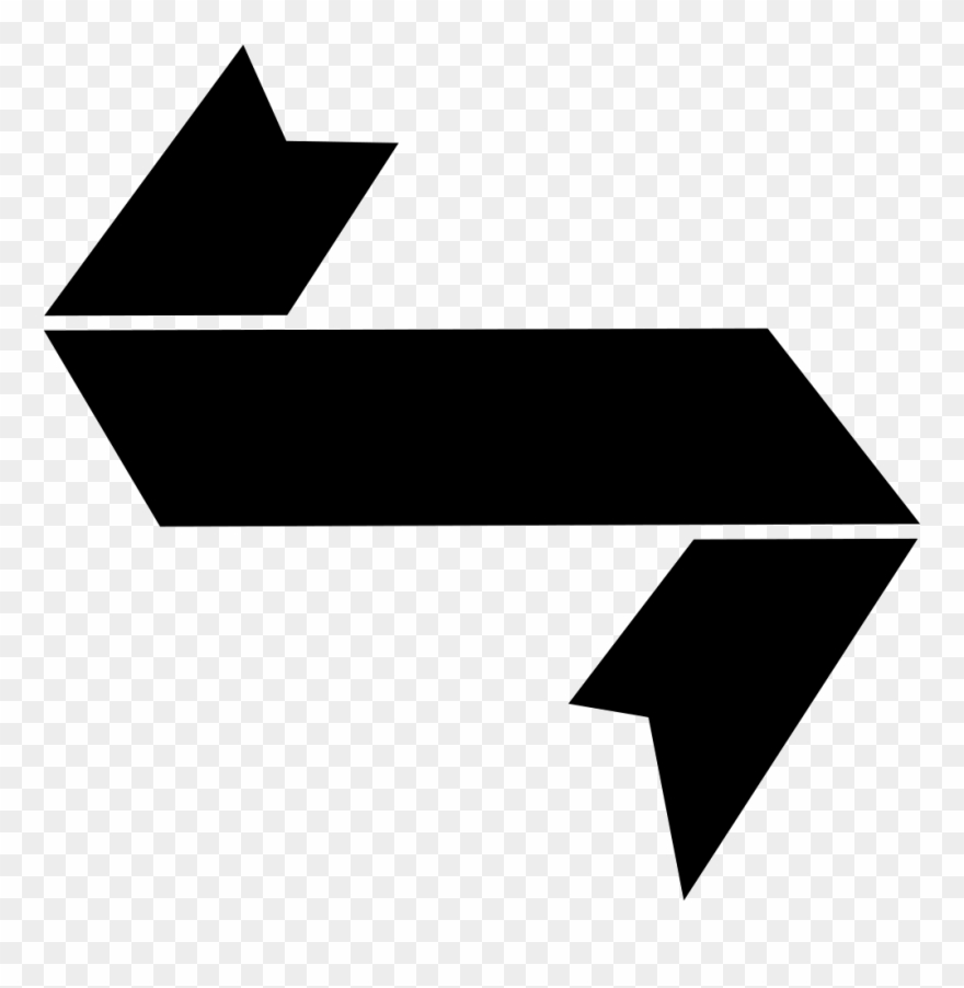 Straight Ribbon Banner Png - Ribbon Icon Png Clipart