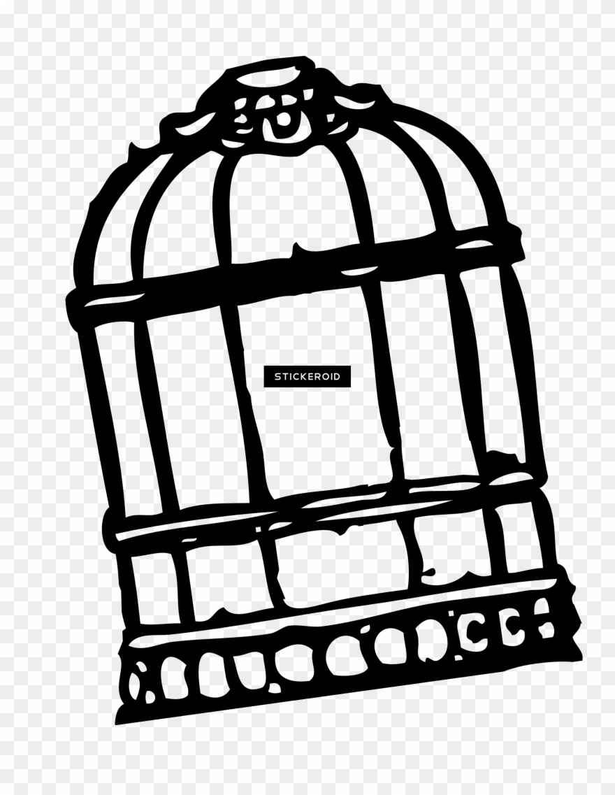 Cage Bird Objects - Bird Cage Clipart Transparent - Png Download