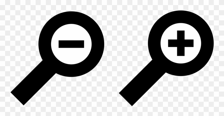 Computer Icons Zooming User Interface Download Magnifying - Zoom In And Out Icon Clipart