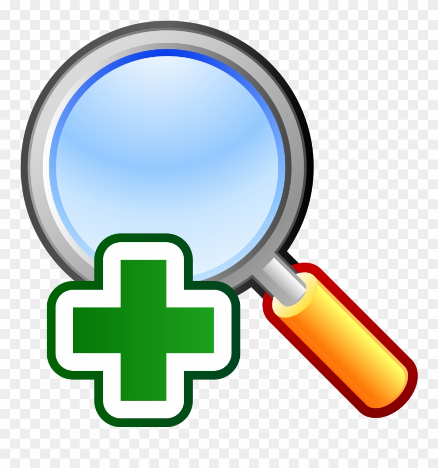 Gtk Zoom In - Clipart Magnifier Png Transparent Png
