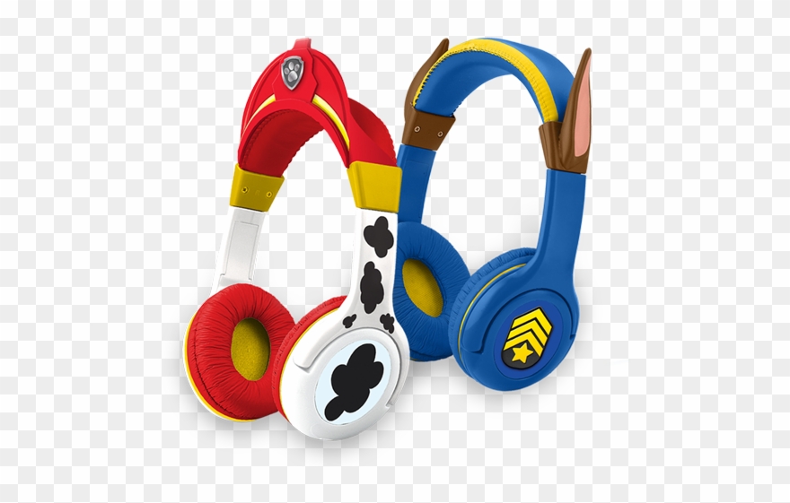 Style And Sound That Will Rock You To The Core - Paw Patrol Chase Youth Headphones Clipart