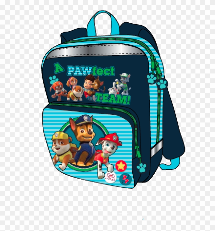 Paw Patrol Backpack - Paw Patrol Playful Pups Pencil Case - Blue Blueone Clipart