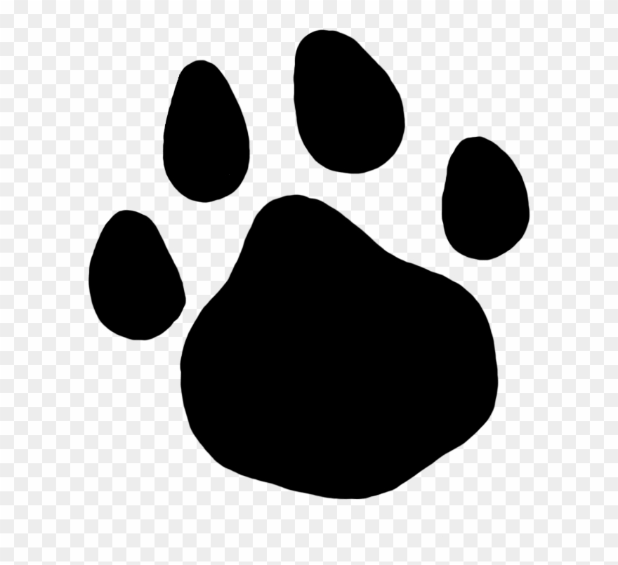 Print Clip Art Chatta - Leopard Paw Print Clip Art Png Transparent Png