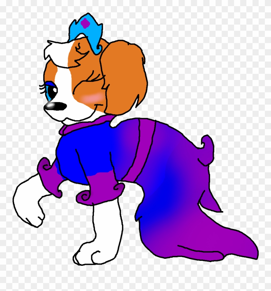 Caroline In Dress~ - Cartoon Clipart