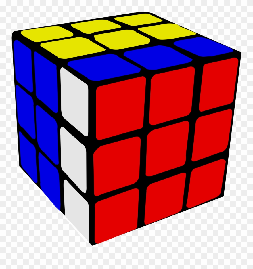 Open - Cubo De Rubik Png Clipart