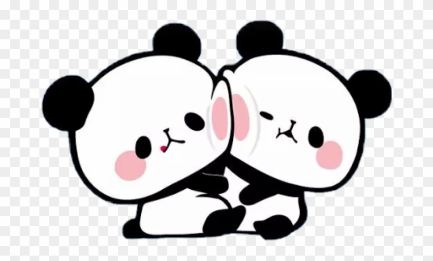 Friend Clipart Bff - Mochi Mochi Panda Love - Png Download