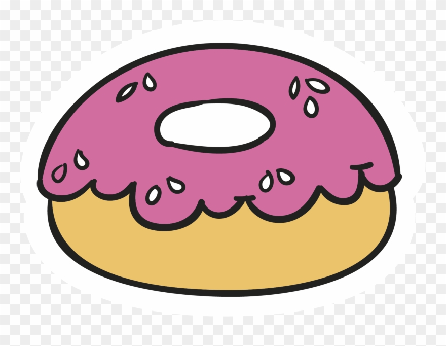 Doughnut Cartoon Clip Art Donut Transprent Png - Clip Art Transparent Png