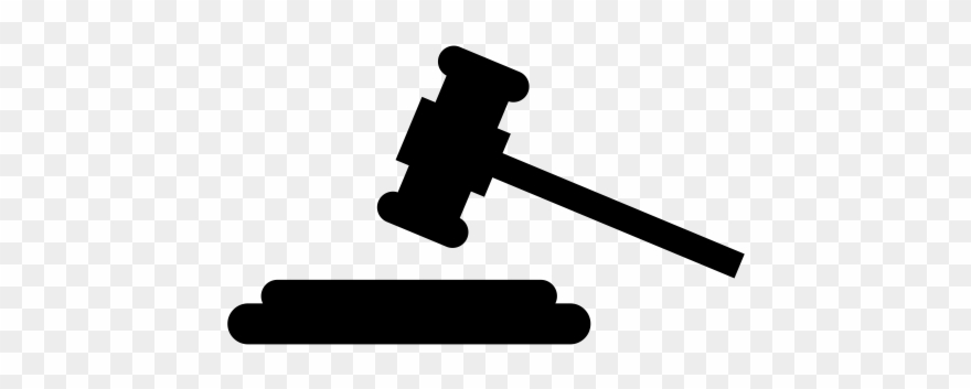 Judge Hammer Rubber Stamp - Judge Clipart