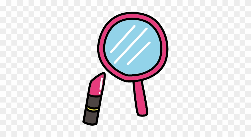 Clip Art Mirror Transprent - Cartoon How To Draw A Mirror - Png Download