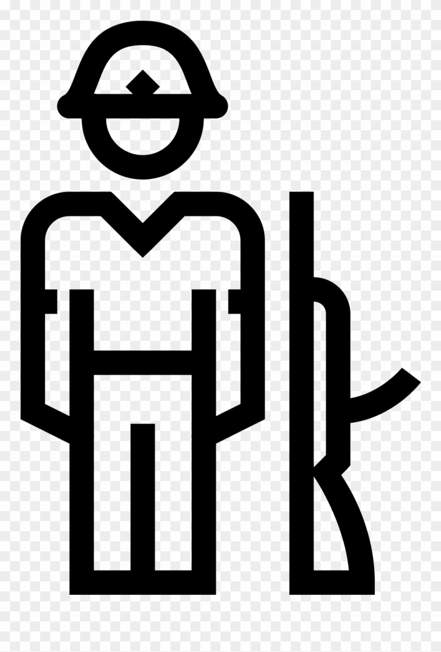 Soldier Icon - Leadership White Icon Png Clipart