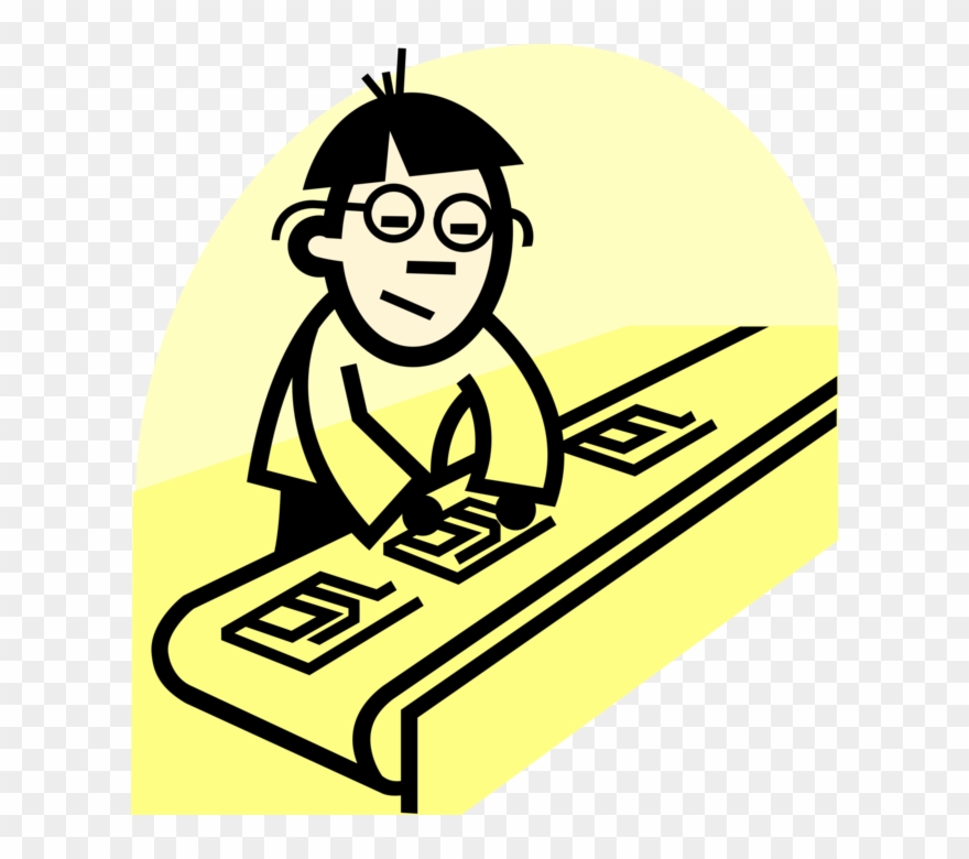 Vector Illustration Of Industrial Manufacturing Factory - Cell Factory Ribosomes Workers Clipart