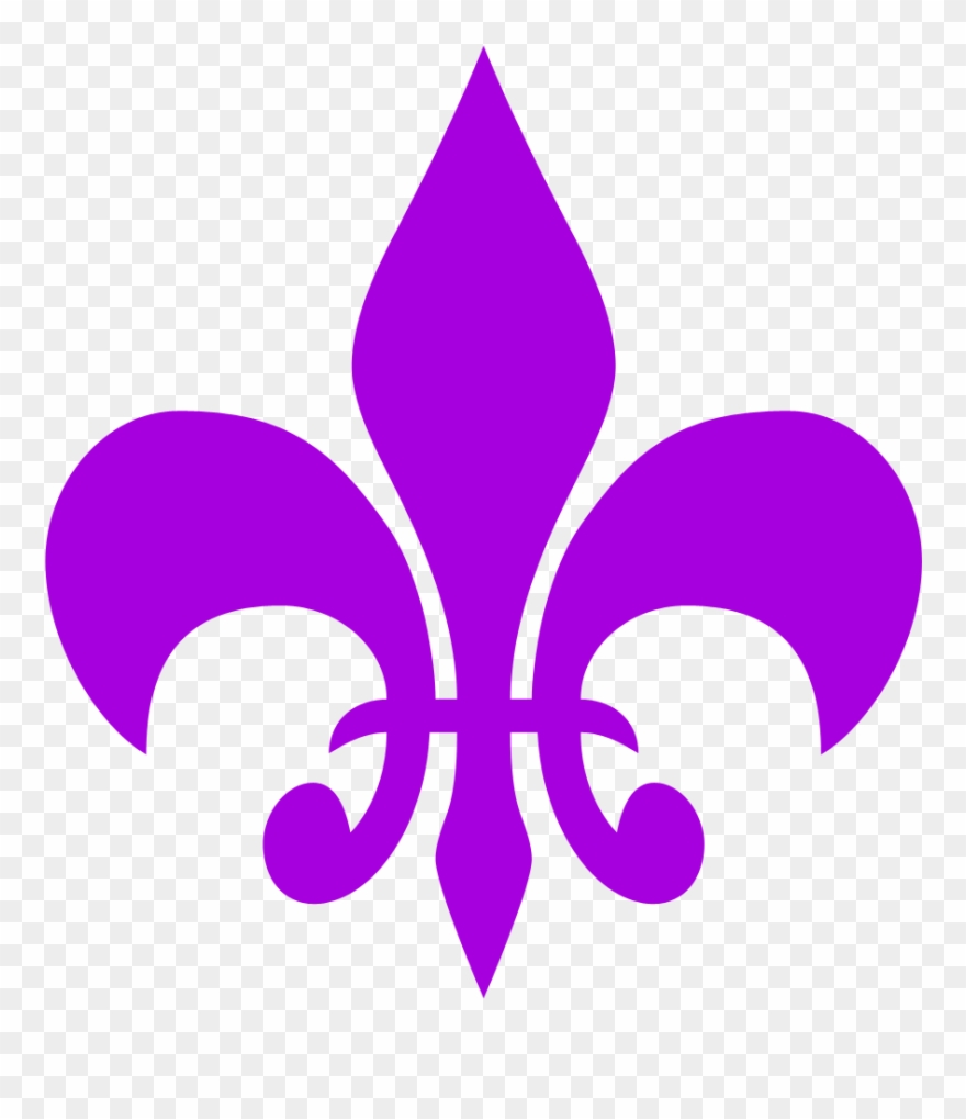 Need For Speed Clipart Symbol - Fleur De Lis Clipart Free Purple - Png Download