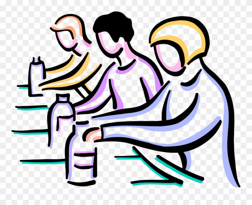 Vector Illustration Of Manufacturing Industry Factory - Industrialization Examples Clipart