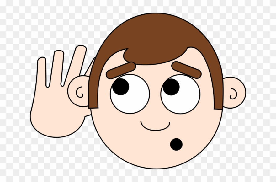 Cant Hear You Vector Clip Art - Listen Clipart - Png Download