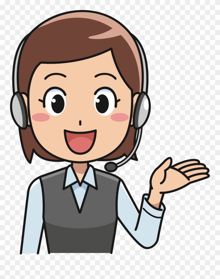 Best Price Guarantee - Girl Call Center Agent Clipart - Png Download