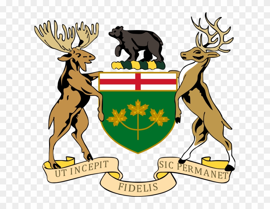 Coat Of Arms Of Ontario - Ontario Coat Of Arms Clipart