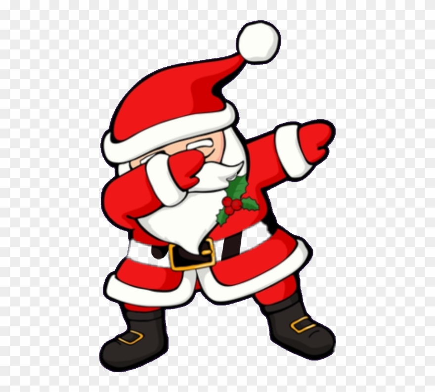 Dabbing Santa Clipart