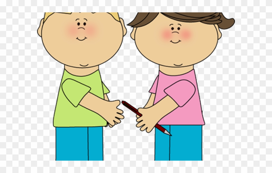 Student Sharing Cliparts - Helping Hands Classroom Rules - Png Download