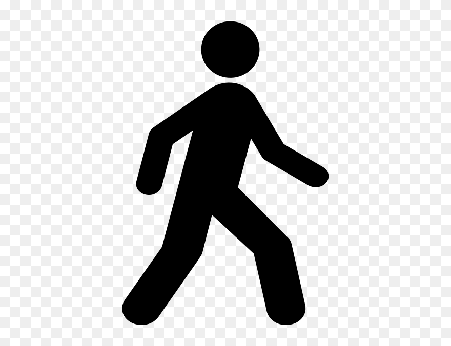 Man Walking Clip Art - Png Download
