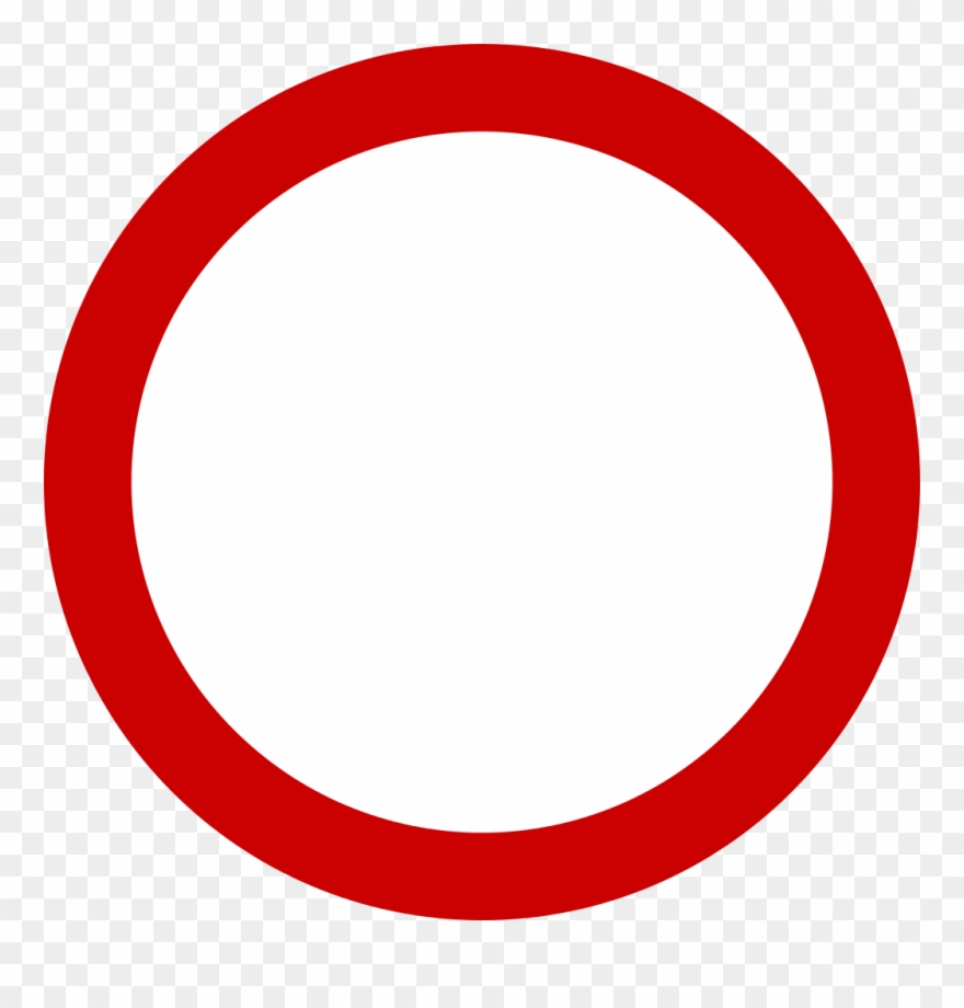 Ireland Road Sign Rus - Cercle Rouge Png Clipart