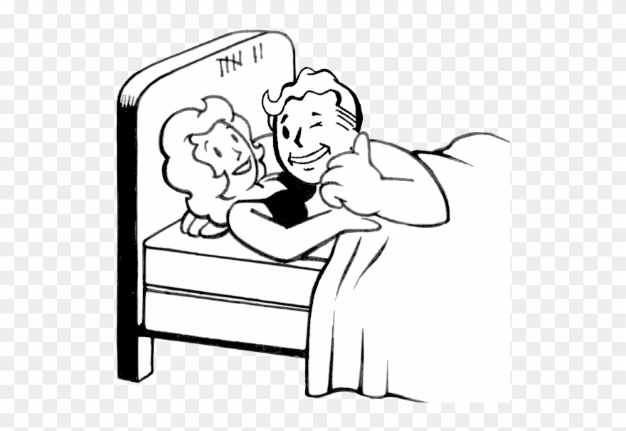 Hd Wallpapers Vault Boy Coloring Page - Fallout Sex Perk Clipart
