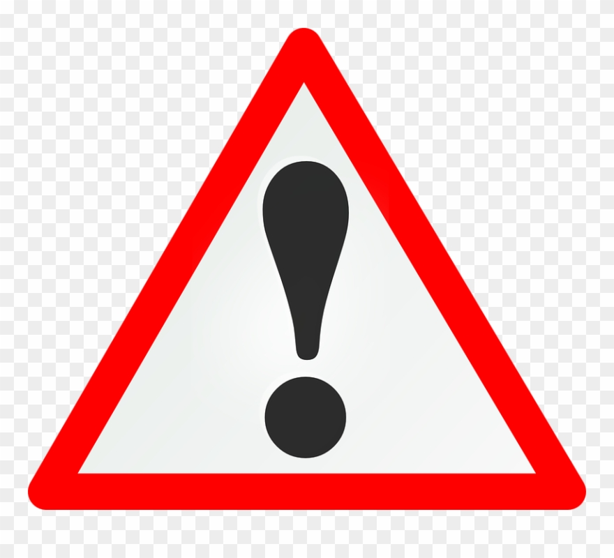 Taking Risks The Burger Gazette Distraught Clip Art - Warning Shield - Png Download