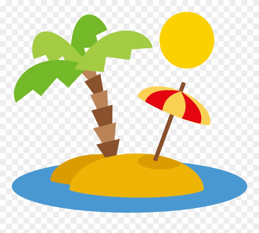 Beach Euclidean Vector Clip Art Landscape Design - Beach Clip Art - Png Download
