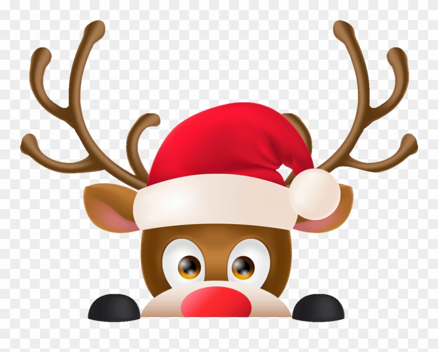 Sticker Interrupteur Renne De Noel Ambiance Sticker - Christmas Reindeer Clipart